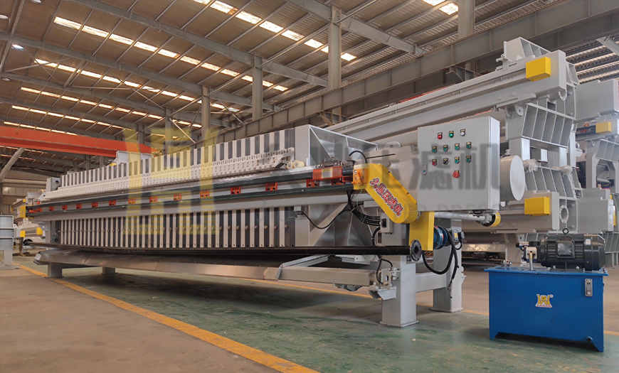 程控自動拉板隔膜壓濾機